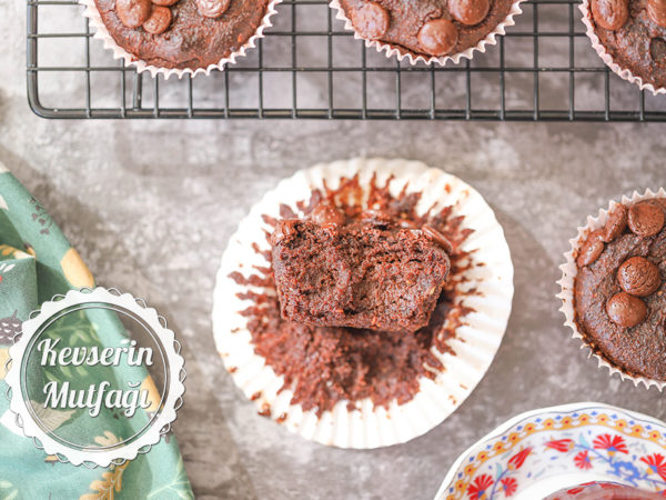 Glutensiz Vegan Brownie Muffin Tarifi